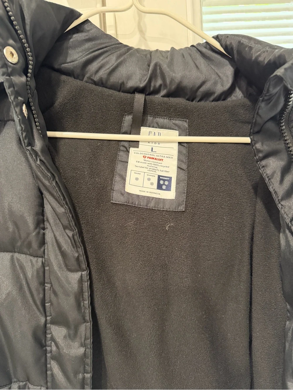 GAP Black Kids Puffer Coat